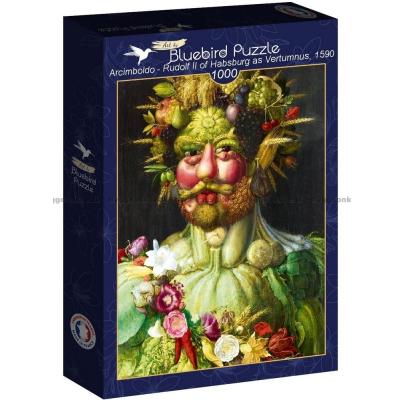 Arcimboldo: Rudolf II of Habsburg as Vertumnus, 1000 brikker