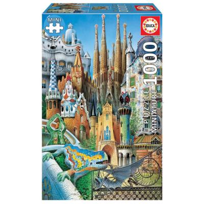 Gaudi: Collage - Miniatyr, 1000 brikker