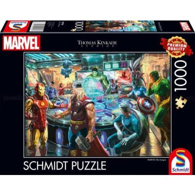 Marvel: Kinkade - Avengers, 1000 brikker