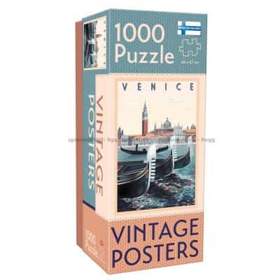 Vintage Posters: Venice, 1000 brikker