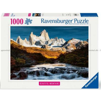 Argentina: Fitz Roy, Patagonia, 1000 brikker