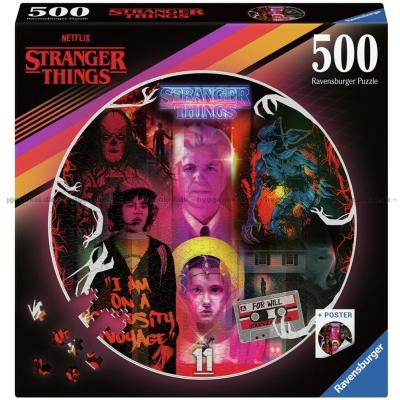 Stranger Things - Rundt puslespill, 500 brikker