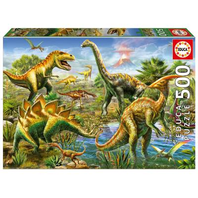 Chesterman: Dinosaurenes lekeplass, 500 brikker