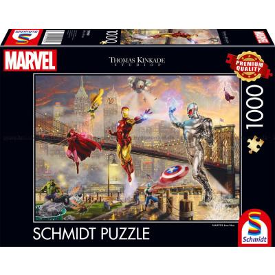 Marvel: Kinkade - Avengers Iron Man, 1000 brikker