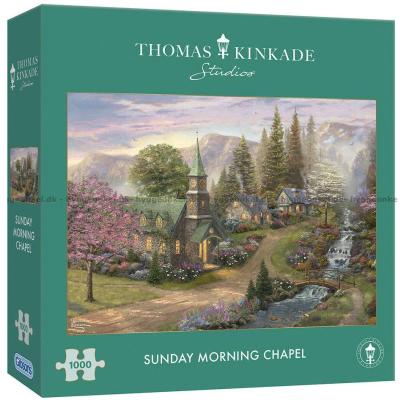 Kinkade: Kirken i morgenlyset, 1000 brikker