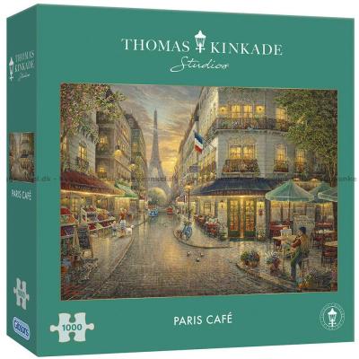 Kinkade: Kafe i Paris, 1000 brikker