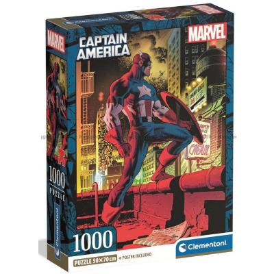 Marvel: Avengers - Captain America, 1000 brikker