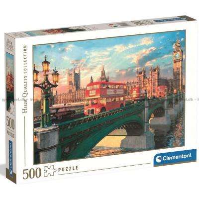 Westminster Bridge, London, 500 brikker