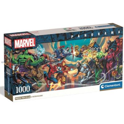 Marvel: Helter og skurker - Panorama, 1000 brikker