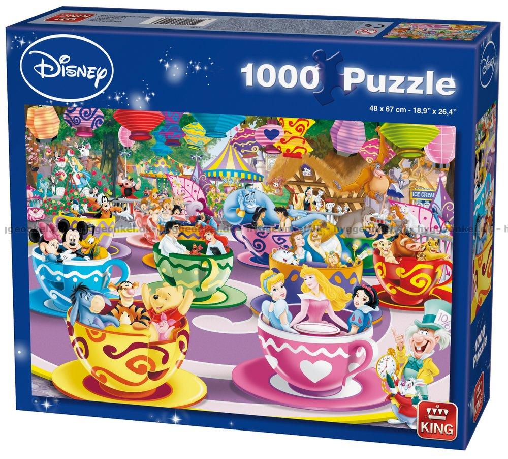 Disney: Karusell, 1000 Brikker Puslespill, King - 55887